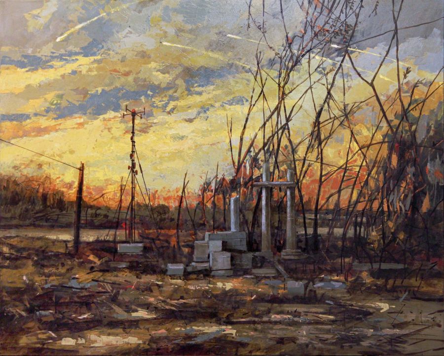 Beacon, 2023, Acrylic on canvas, 114 x 142 cm