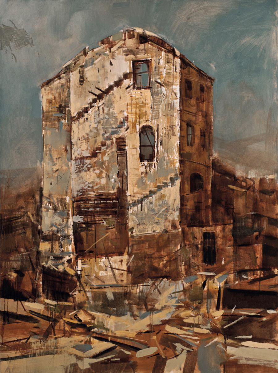 Blind Chance, 2012, Oil on canvas, 130 x 97 cm