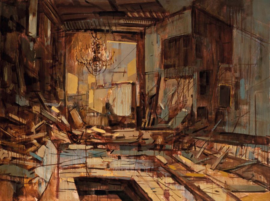 Residence, 2012, Oil on canvas, 97 x 130 cm