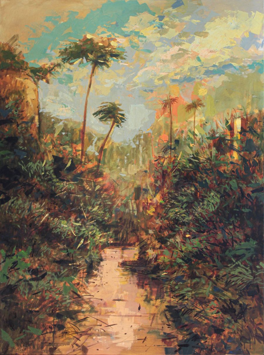 Searching Mr. Kurtz, 2022, Acrylic on canvas, 130 x 97 cm